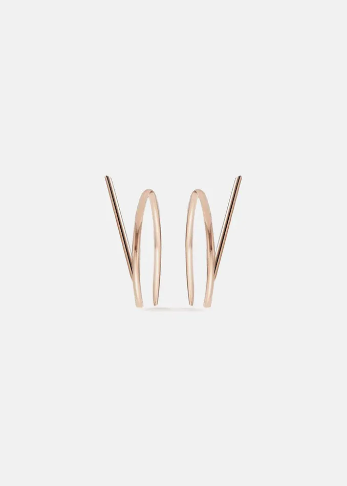KATKIMfinejewelry Earrings Wishbone Ear Hooks