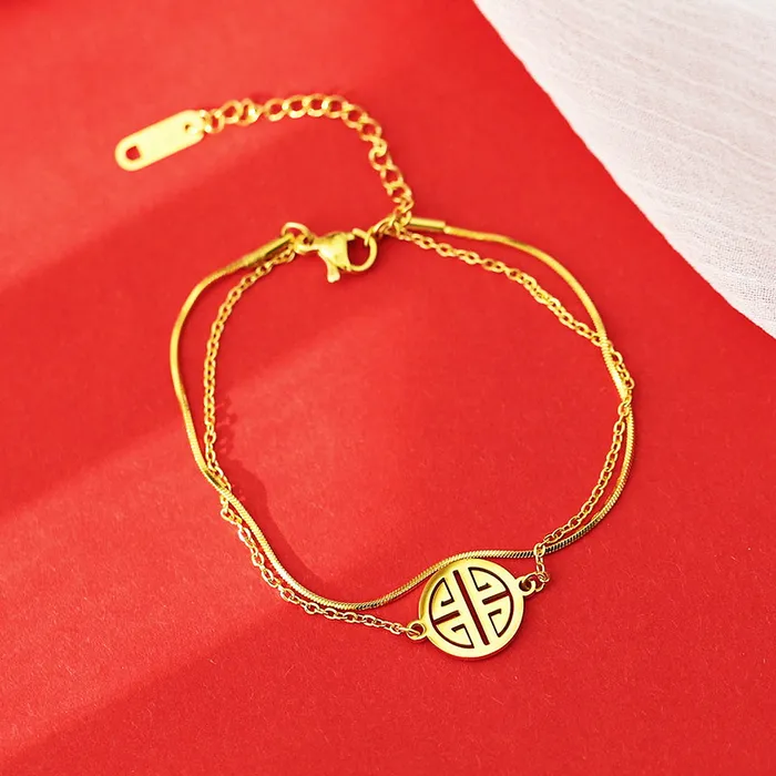 Luxe6349 Double Layer Bracelet Luxe Collection Bracelets