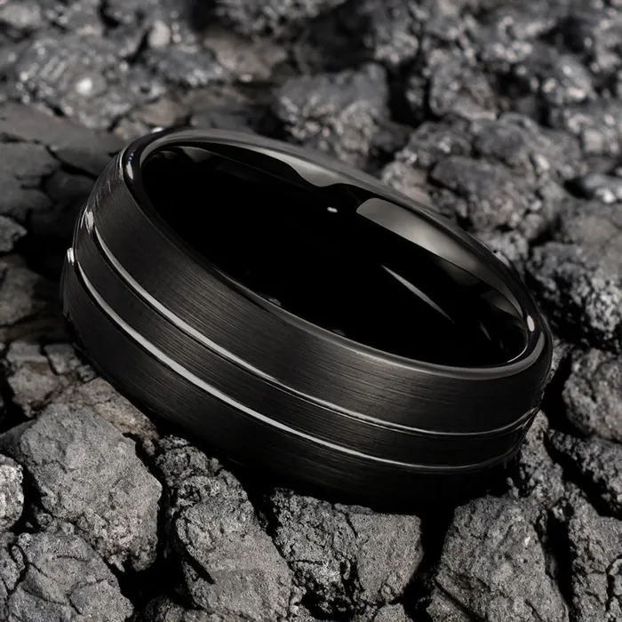 MIdnight Edge Tungsten Earrings MIdnight Edge Tungsten Earrings