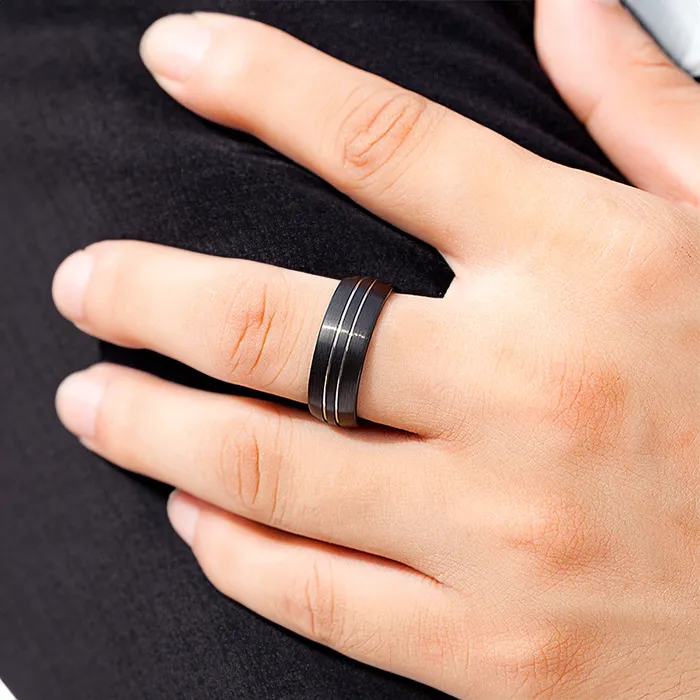 MIdnight Edge Tungsten Earrings MIdnight Edge Tungsten Earrings