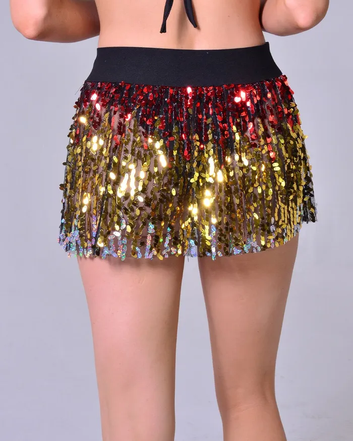 Mini Sequin Skirt Midnight Fairy THE LUMi SHOP Earrings