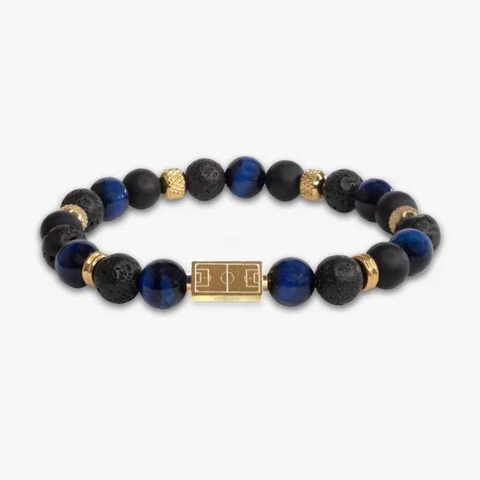 MoreThan90 Bracelets BLACK AND BLUE BRACELET