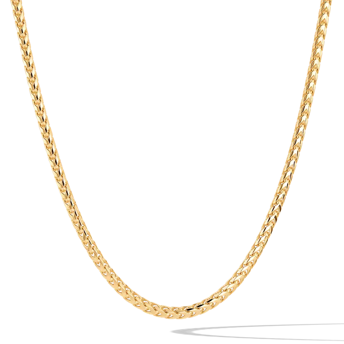 Necklaces 14k Gold Franco Chain 2mm Solid Gold