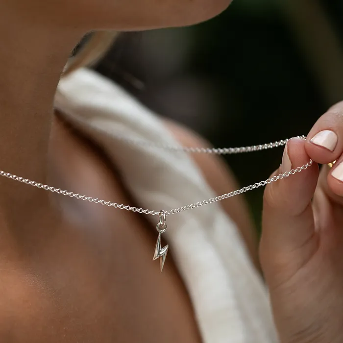 Necklaces Lily Charmed Lightning Bolt Necklace