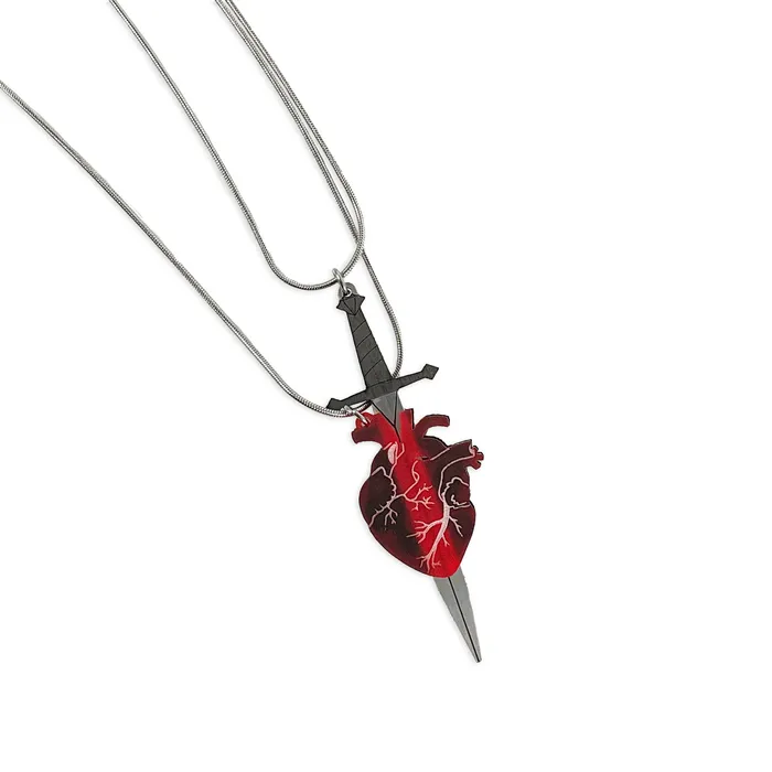Necklaces VincaUSA My BFF Is Sword o A Big Deal Necklace Set STEEL