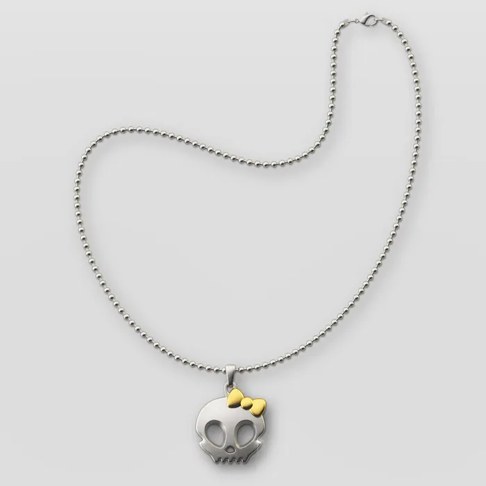 Necklaces Zapps Clothing Skullistic Chic Skull Necklace