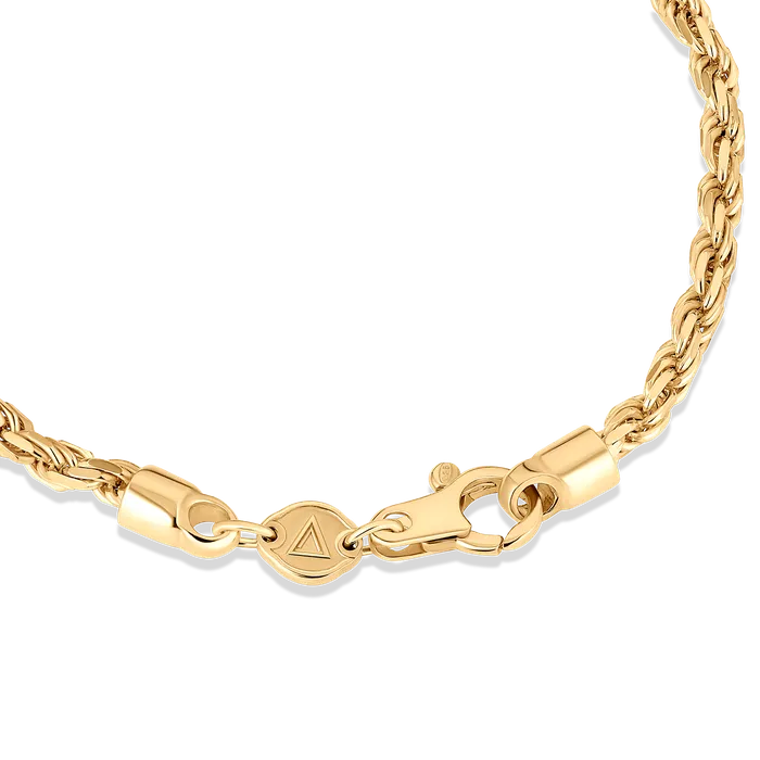 Oxford Necklaces Rope Chain Gold Vermeil 35mm Oxford Necklaces Rope Chain Gold Vermeil 35mm