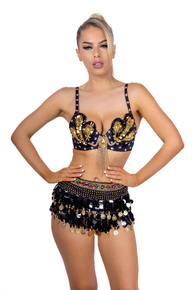 Rings Black Treasure Carnival Bra THE LUMI SHOP