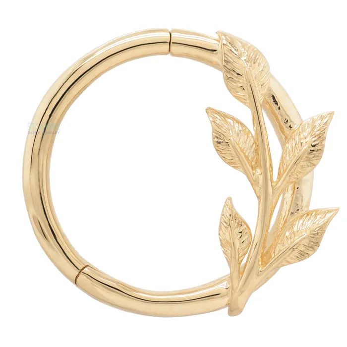 Rings Junipurr Jewelry Terra Hinge Ring Clicker in Gold