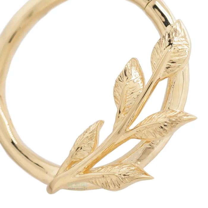 Rings Junipurr Jewelry Terra Hinge Ring Clicker in Gold