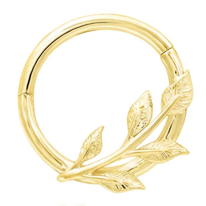 Rings Junipurr Jewelry Terra Hinge Ring Clicker in Gold