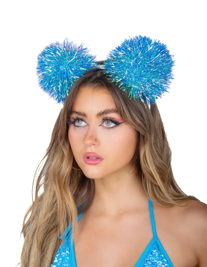 Rings THE LUMI SHOP Blue Pom Pom Headband