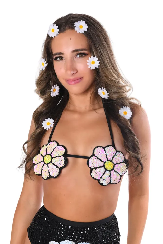 Rings THE LUMI SHOP Sarlotka Daisy Sequin Top