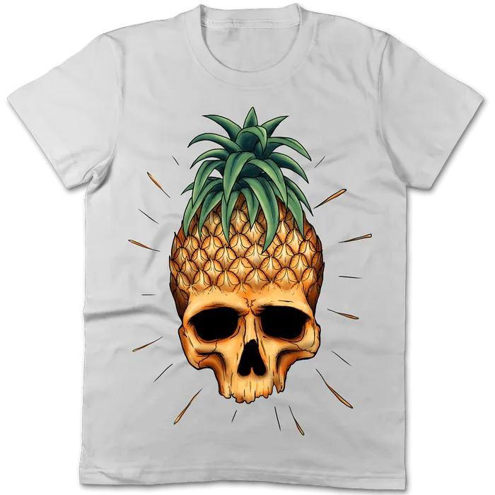 Rings Zapps Clothing Pineapple Skull Tshirt