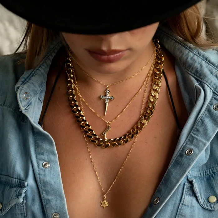 Scream Pretty Chunky Curb Chain Necklace Necklaces Scream Pretty Chunky Curb Chain Necklace Necklaces