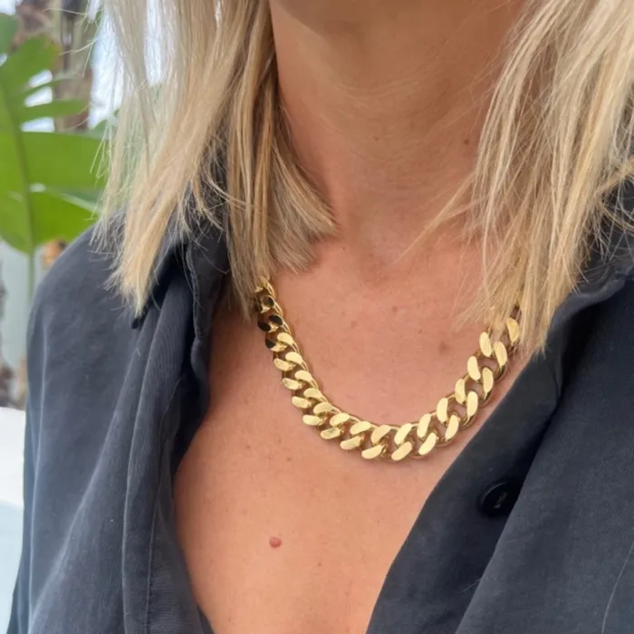 Scream Pretty Chunky Curb Chain Necklace Necklaces Scream Pretty Chunky Curb Chain Necklace Necklaces