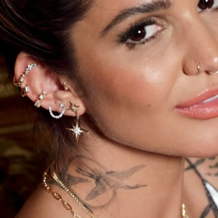 Scream Pretty Earrings Sparkling Star Single Ear Cuff Scream Pretty Earrings Sparkling Star Single Ear Cuff