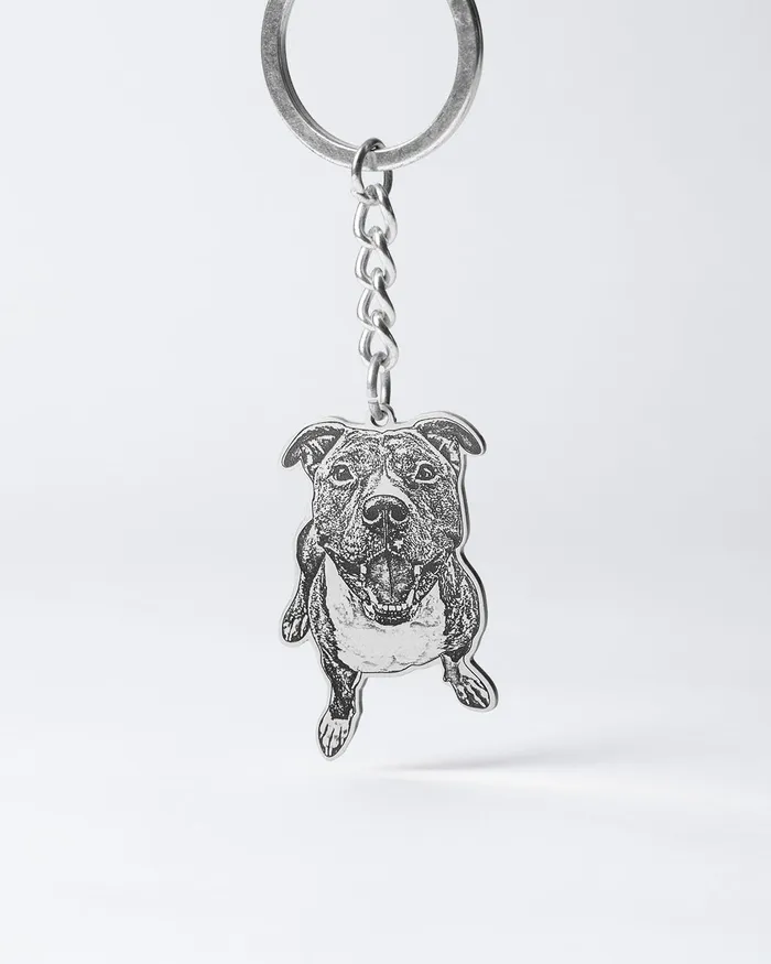 Silvercut Original Earrings LifeLike Keychain