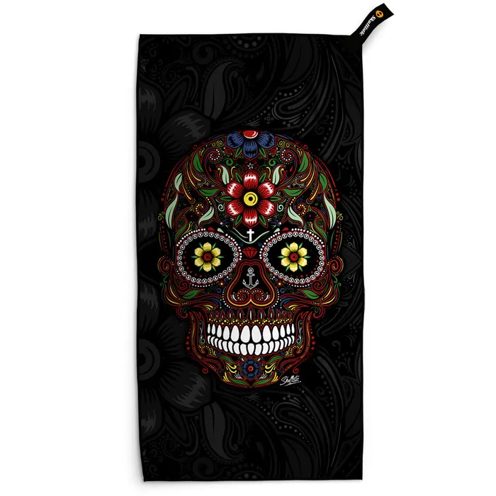 Skullistic Calavera Sugar Skull Towel Skullistic Rings