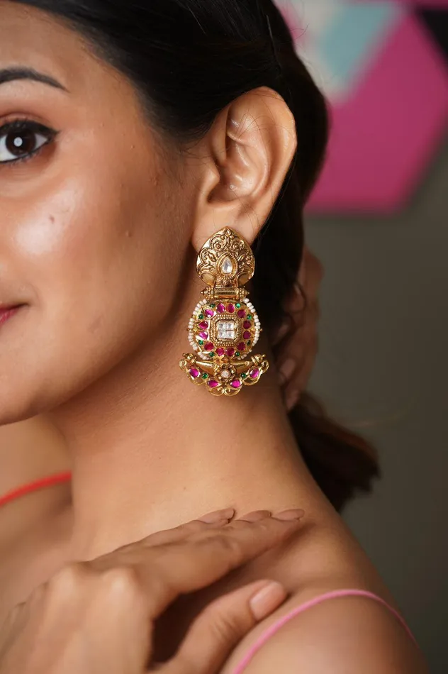 Sone Pe Suhaga Mid Sized Earrings Sone Pe Suhaga Collection Attrangi Earrings