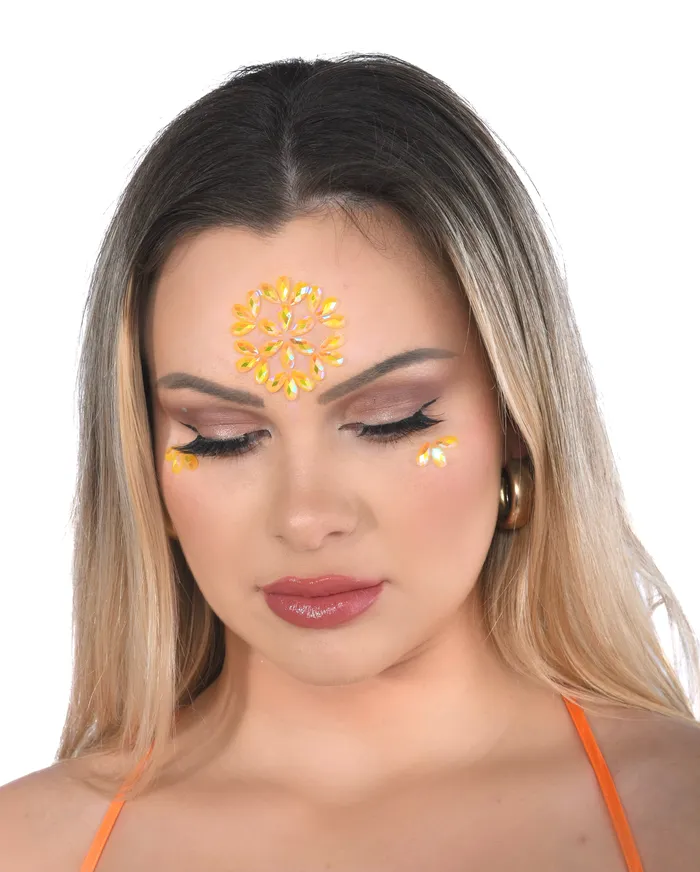 Sunshine Rhinestone Crystal Face Jewels THE LUMI SHOP Earrings