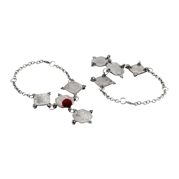 Teejh Earrings Teejh Manimudra Coin Anklet