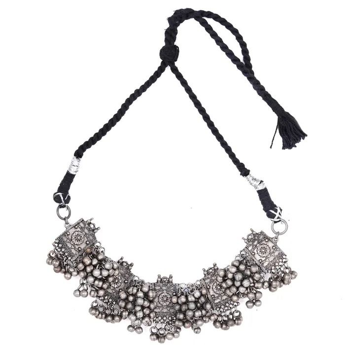 Teejh Rings Teejh Kamakshi Silver Oxidised Jewelry Gift Set Teejh Rings Teejh Kamakshi Silver Oxidised Jewelry Gift Set