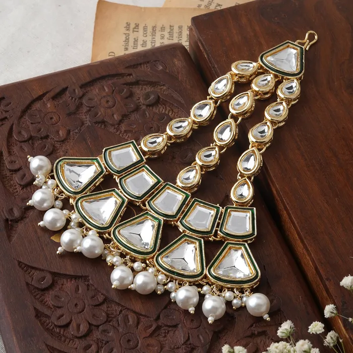 Teejh Ruqaiya Mehendi Pasa Teejh Earrings