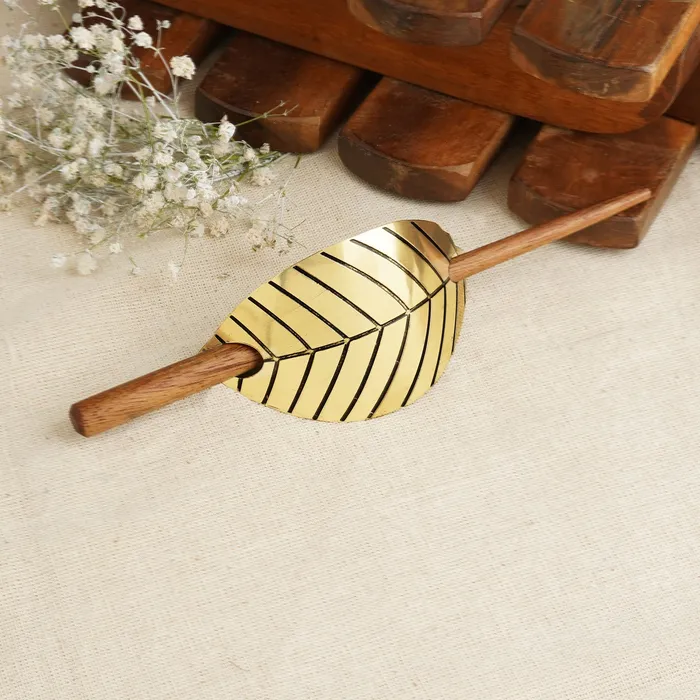 Teejh Teejh Reshmi old lossy Bun Stick Earrings