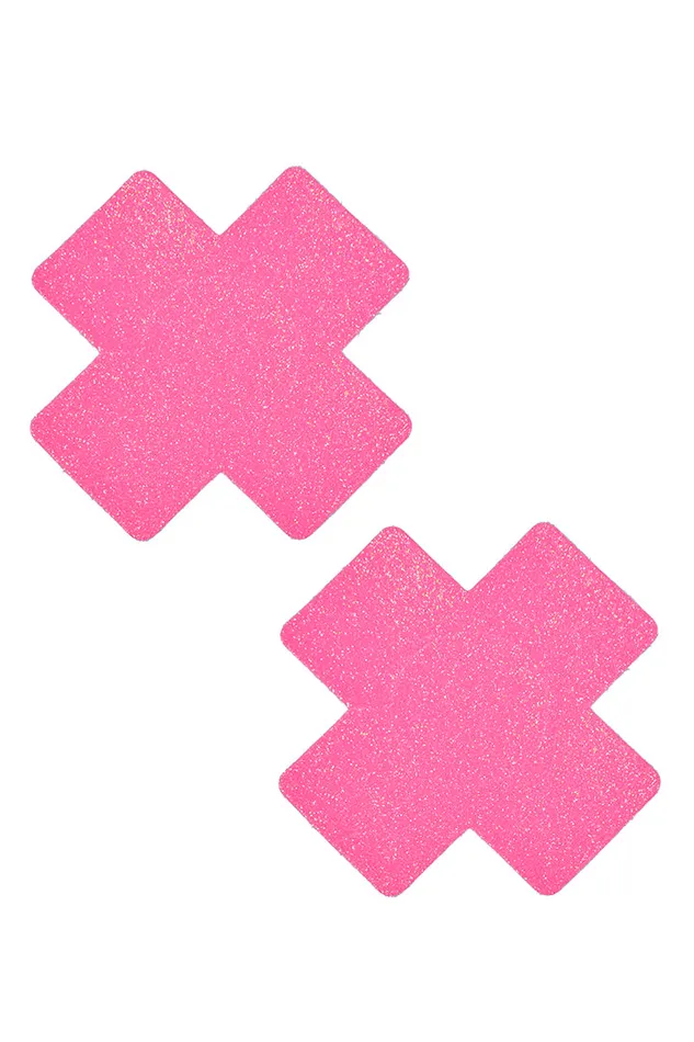 THE LUMi SHOP Earrings Glittery Hot Pink Pasties