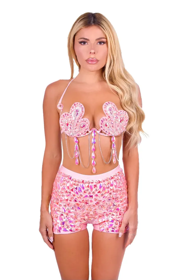 THE LUMI SHOP Earrings Pink Flamingo Sequin Carnival Set
