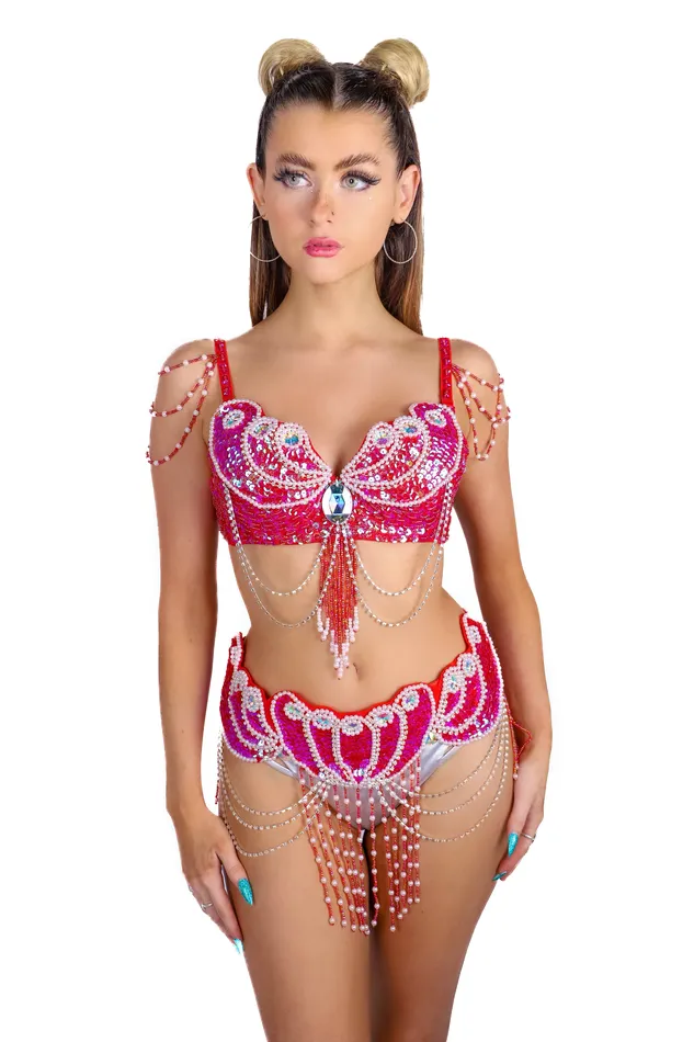 THE LUMI SHOP Earrings Ruby Mermaid Carnival Set