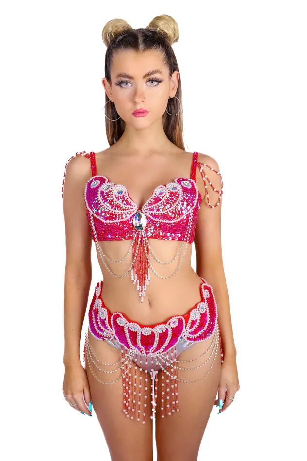 THE LUMI SHOP Earrings Ruby Mermaid Carnival Set
