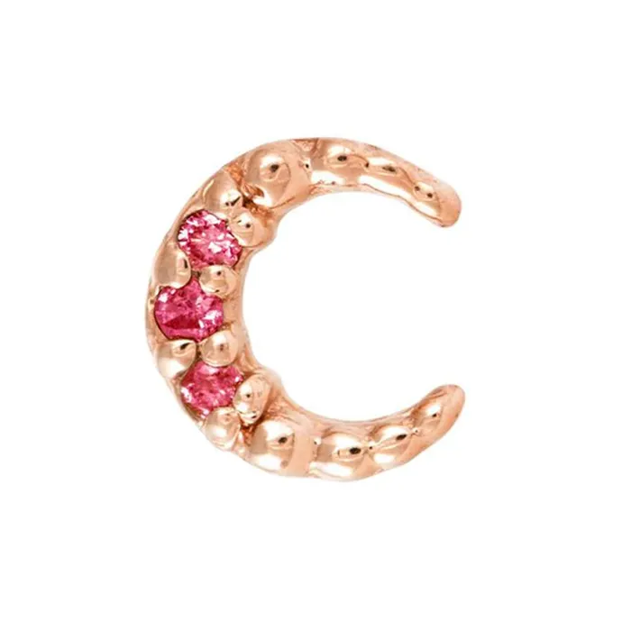 threadless Coven Pin in Gold with Gemstones Tawapa Earrings