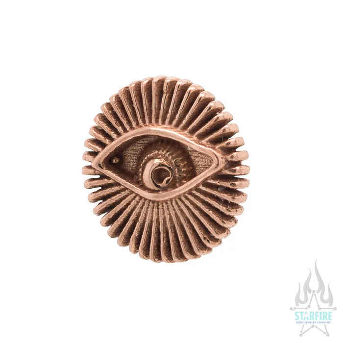 threadless Insight Pin in Gold Tawapa Earrings