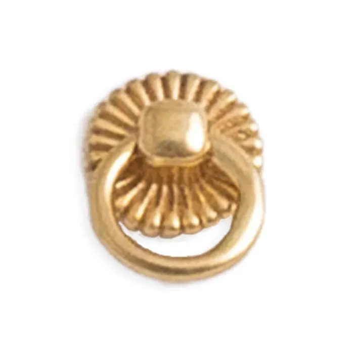 threadless Peep Show Pin in Gold Tawapa Earrings