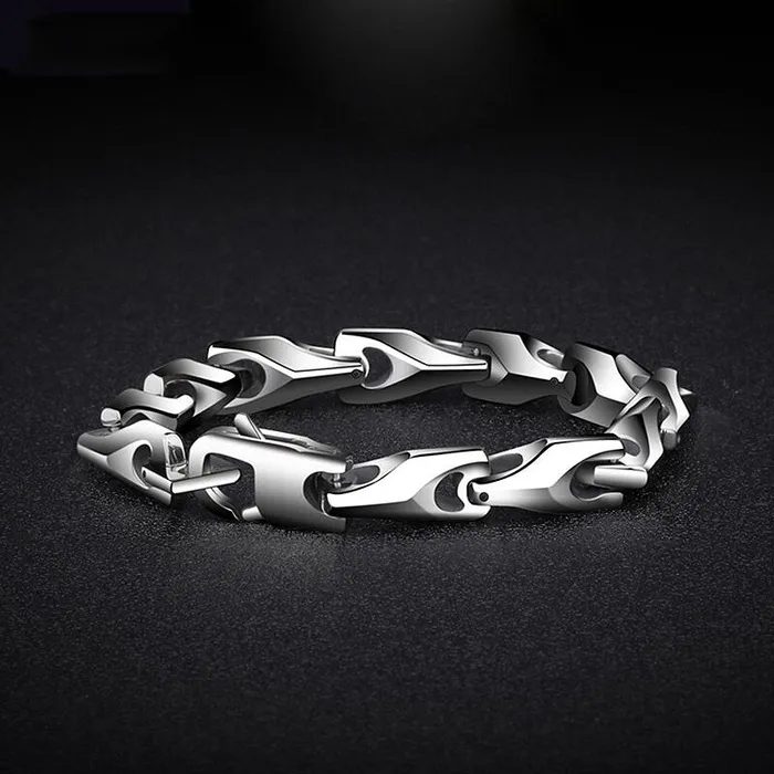 Tungsten Bracelets Silver Tungsten Loop Bracelet