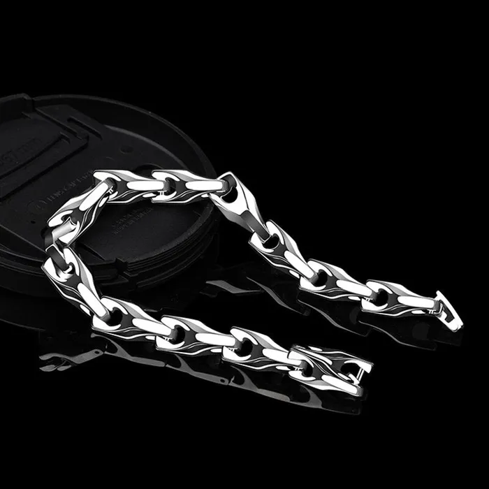 Tungsten Bracelets Silver Tungsten Loop Bracelet