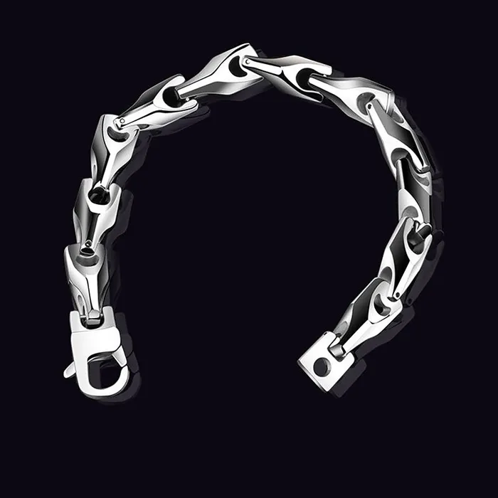 Tungsten Bracelets Silver Tungsten Loop Bracelet