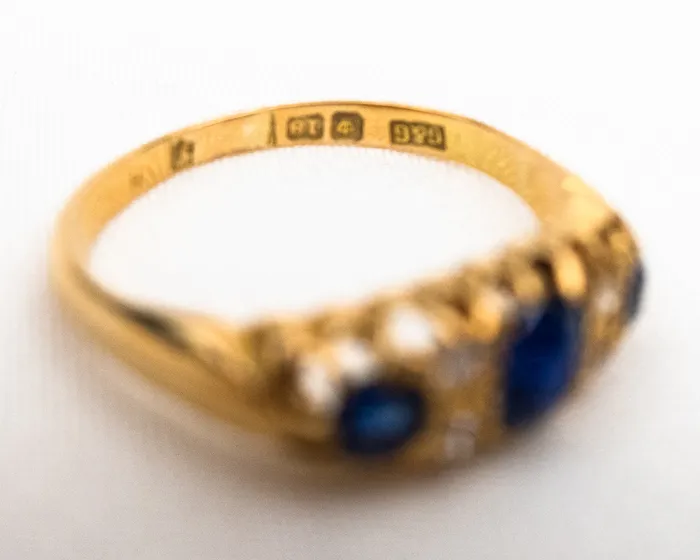 Victorian Sapphire Diamond Ring Isadoras A Rings