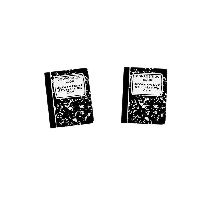 VincaUSA Earrings Composition Notebook Earrings