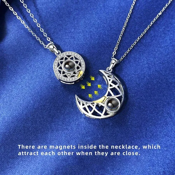 worldnetgifts Necklaces Necklace That Says I Love You 100 Languages