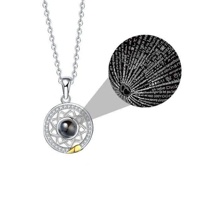 worldnetgifts Necklaces Necklace That Says I Love You 100 Languages