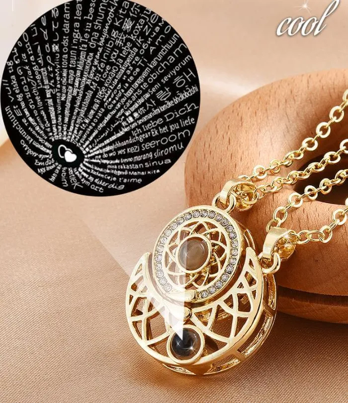 worldnetgifts Necklaces Necklace That Says I Love You 100 Languages