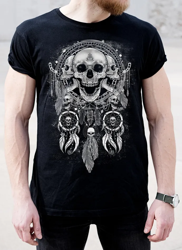 Zapps Clothing Skullistic Skull Dream Catcher Apparel Rings