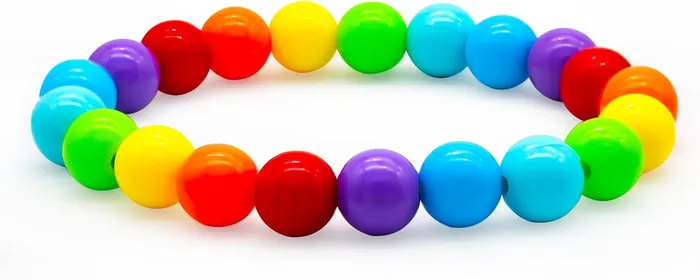 01 AZ341 Multicolor Bead Bracelet Bracelets