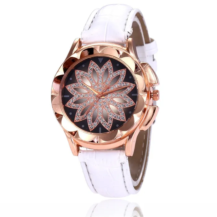 01 W474 White Stardust Collection Quartz Watch Watches