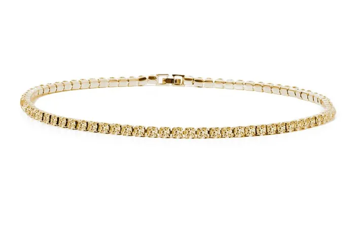 02 N920 Gold Rhinestone Necklace With FREE Earrings Necklaces