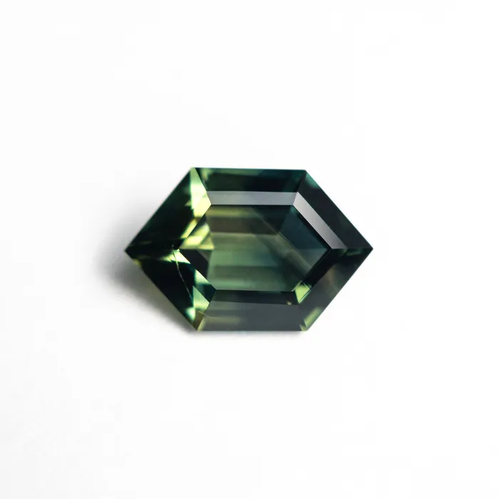 177ct 986x645x362mm Hexagon Step Cut Sapphire 2538101 Misfit Gems Rings