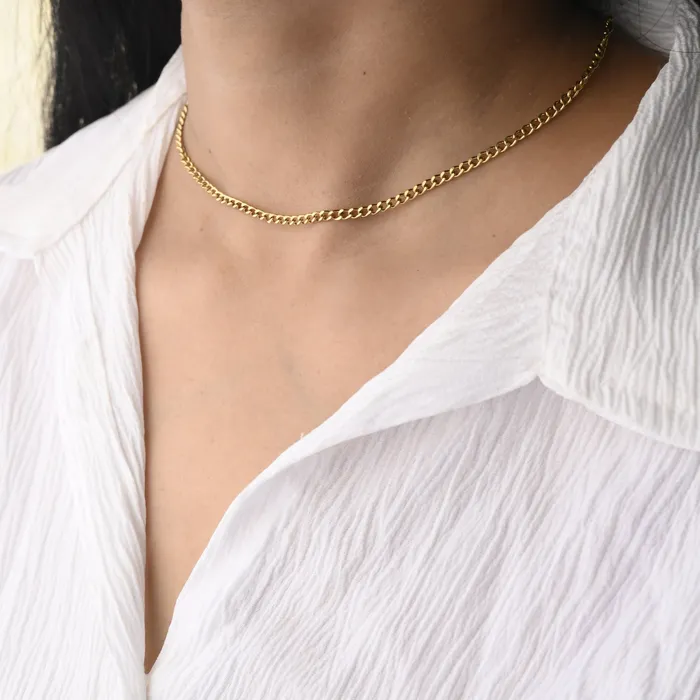 14K GoldFilled 2mm Cuban Chain Necklace Jewelvers Necklaces 14K GoldFilled 2mm Cuban Chain Necklace Jewelvers Necklaces
